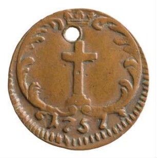 Münze, Sesino, 1757