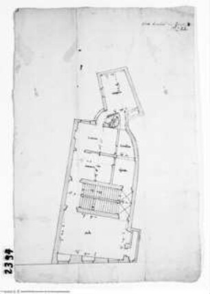 Rom, Palazzo Amadori in via Banchi, Grundriss des zweiten Obergeschosses