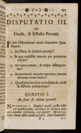 197-266, Disputatio III.