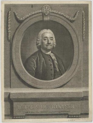 Bildnis des Ioh. Heinrich Küstner