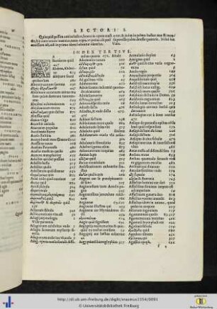 Index tertius.