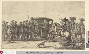 [Einzug von Maria Henriette Stuart in Begleitung von Amalie van Oranje-Nassau und Willem III. in Amsterdam; Intocht van Maria Henrietta Stuart, prinses van Oranje te Amsterdam]