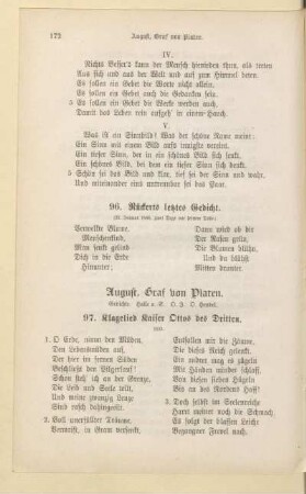 August, Graf von Platen