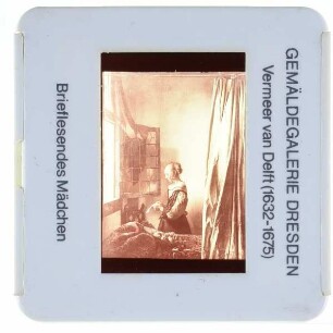 Vermeer, Briefleserin am offenen Fenster