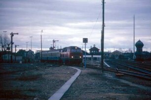 Crailsheim Lok 215 134 Ausfahrsignale Stw1