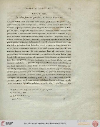 Caput VIII: De tribus scenarum generibus, et theatris Graecorum