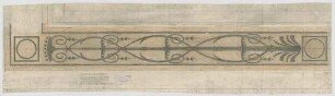 Thiersch, Friedrich von; Wiesbaden; Kurhaus - Einlegearbeiten an den Türen im Kleinen Restaurationssaal u. Spielzimmer (Detail)