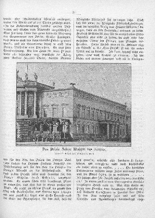 Das Palais Seiner Majestät des Kaisers
