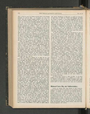 Mehmed Emin Bey als Volkserzieher.
