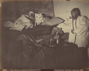 San Francisco: Chinatown - white women in opium den