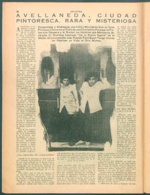 Avellaneda, ciudad pintoresca, rara y misteriosa
