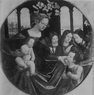 Madonna mit Kind und Engeln