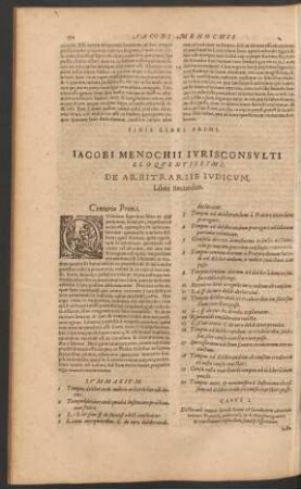 Iacobi Menochii Iurisconsulti Eloquentissimi, De Arbitrariis Iudicum, Liber Secundus.