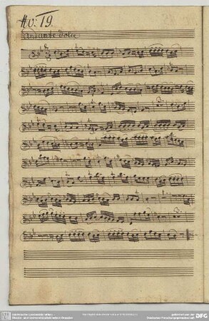 19. Anonymus, Andante, B-Dur