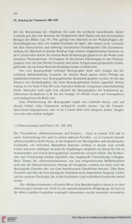 IX: Katalog der Nummern 288-658