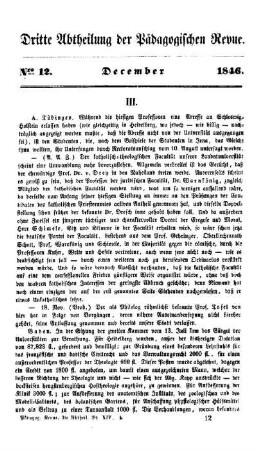 Bd. 14, Abt. 3, H. 12: Heft Bd. 14, Abt. 3, H. 12