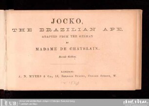 Jocko, the Brazilian ape