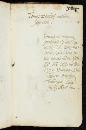 304 Bucherus, Casparus