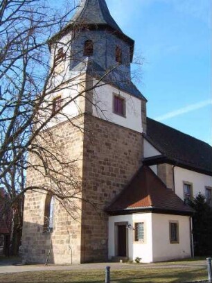 (Unterderdingen) Turm und Langhaus von Nordost