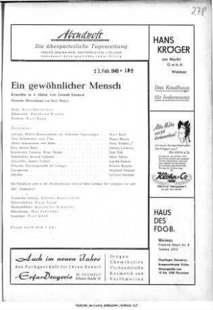 Ein gewöhnlicher Mensch
