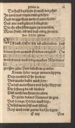 Der XXXI. Psalm. - Der XL. Psalm.