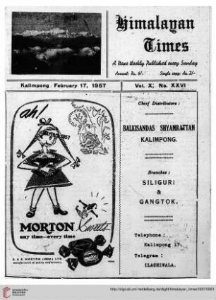 No. XXVI (17 February 1957)