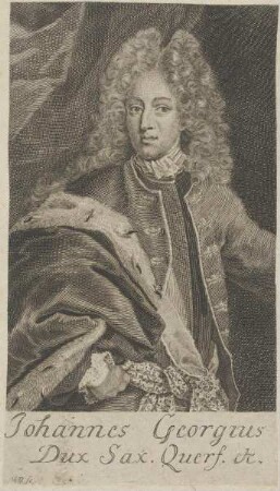 Bildnis des Johannes Georgius Dux Sax. Querf.