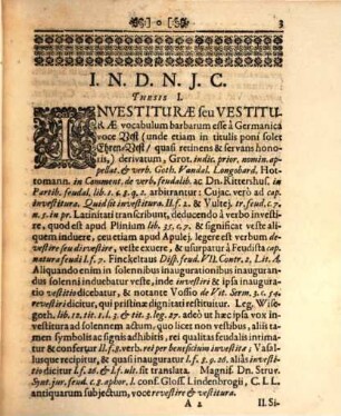 Dissertatio Inauguralis De Investitura