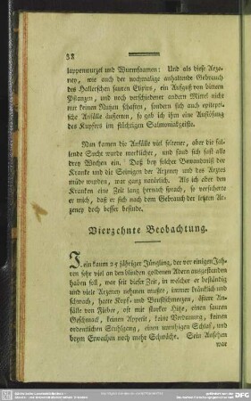 Vierzehnte Beobachtung