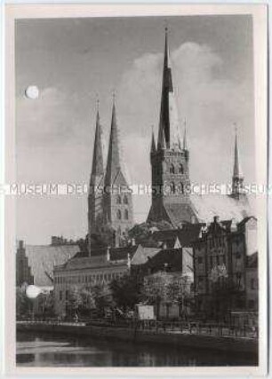 Lübeck, Kirche St. Marien und Kirche St. Petri