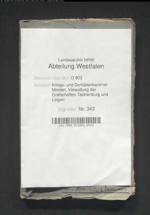 Vererbpachtung des Vogteihauses und Gartens zu Wersen