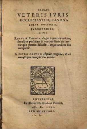 Burchardica sive regulae canonicae