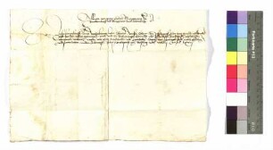 Schreiben Markgraf Albrecht an Hohenlohe.