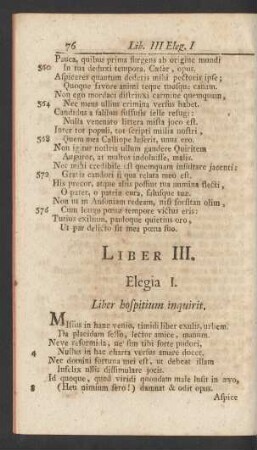 Liber III = III Buch