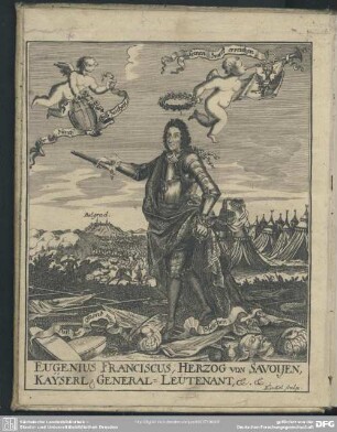 Eugenius Franciscus, Herzog von Savoyen, Kayserl. General-Leutenant. &. &.