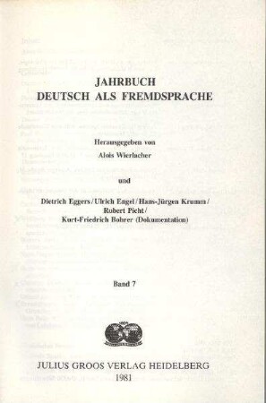 Wolfgang Teubert: Valenz des Substantivs : attributive Ergänzungen und Angaben, Düsseldorf, Schwann, 1979, 244 S.