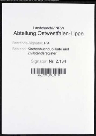 Kirchenbuchduplikat der evangelische-reformierten Gemeinde Wiblingwerde, Kreis Altena (GHT 1844-1855). (Gemeinde: Evangelisch-Reformierte Gemeinde)