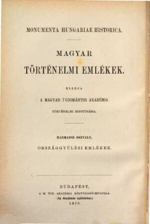 Erdélyi országgyűlési emlékek : történeti bevezetésekkel, 5. 1601 - 1607