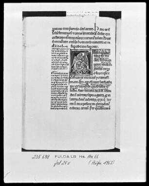 Glossa ordinaria in libros Tobias, Judith, Esther — Initiale A, Folio 24verso