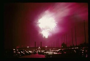 Feuerwerk im Stadion 26.6.54.