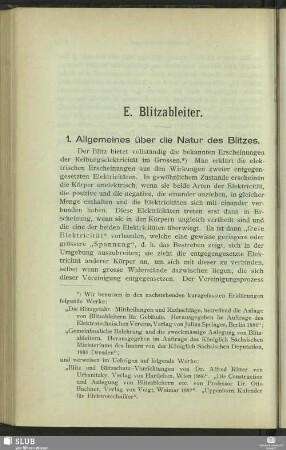 E. Blitzableiter