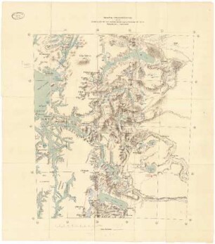 [176]: Mapa jeográfico de la cordillera de los Andes entre las latitudes 46° i 50° S.