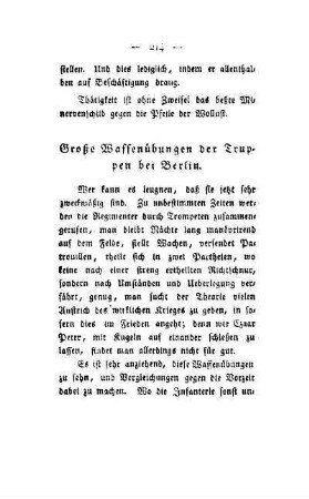 Große Waffenübungen der Truppen bei Berlin