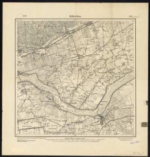 Messtischblatt [3356] = 1775 : Költschen, 1917 : Messtischblatt [3356] = 1775 : Költschen. - Aufn. 1891, hrsg. 1893, N[achtr.] 16, Auflagedruck 1917. - [Berlin] : Reichsamt für Landesaufnahme, 1917. - 1 Kt. : einfarb.