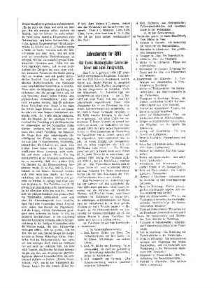 Jahresbericht für 1893 über den Verein Hamburgischer Landschullehrer und seine Zweigvereine