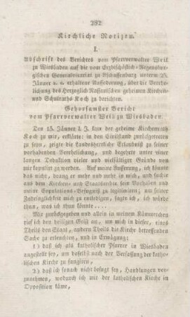 282-286 Kirchliche Notizen