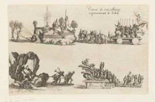 Einzug von Herzog Karl IV. als Sonne, Blatt 7 der Folge "Le Combat à la Barrière"