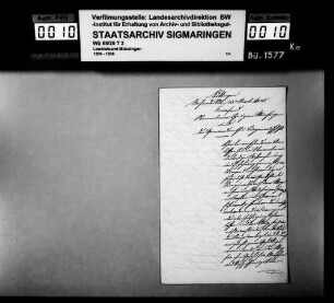 Korrektion der Steige von Böttingen nach Auingen durch Verlegung der Straße