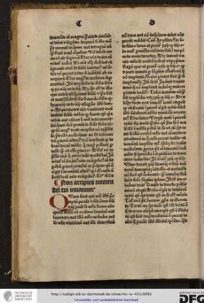 Quinti sunt qui contra illud preceptum peccant et sunt omnes illi qui iurant se velle facere aliquod malum...