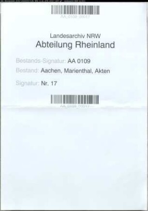 Einnahme-Register 1801-1802